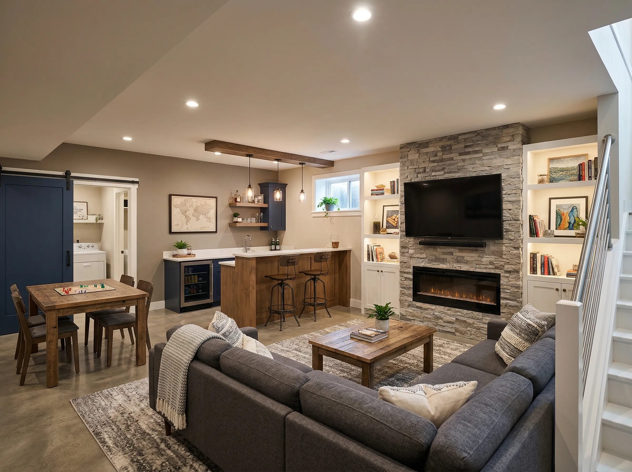 Basement space conversion traverse city
