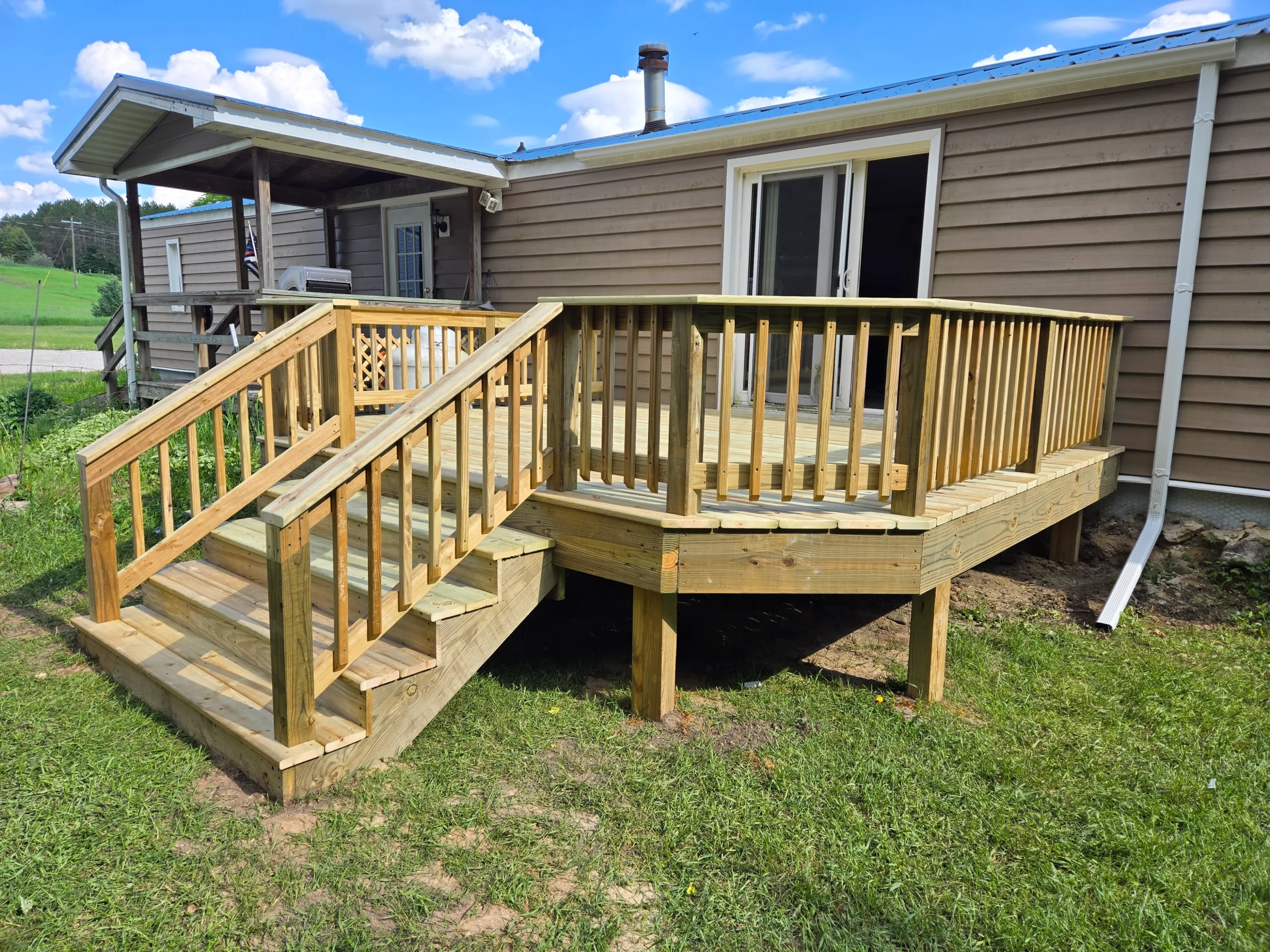 Wood Deck Installation