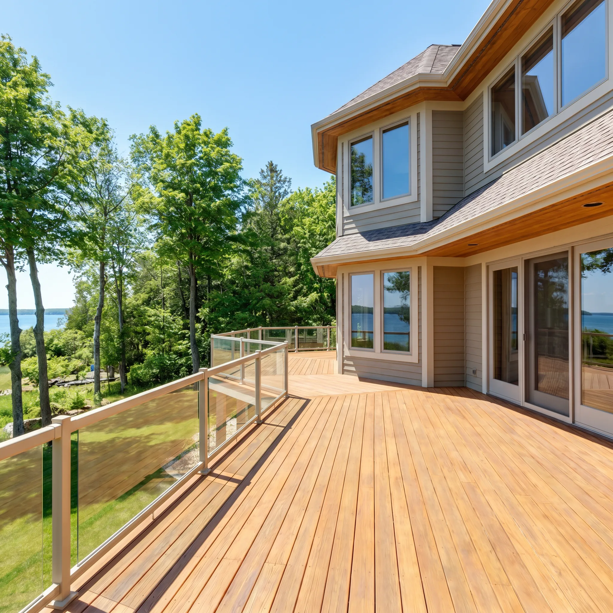 Mi glass balcony fence