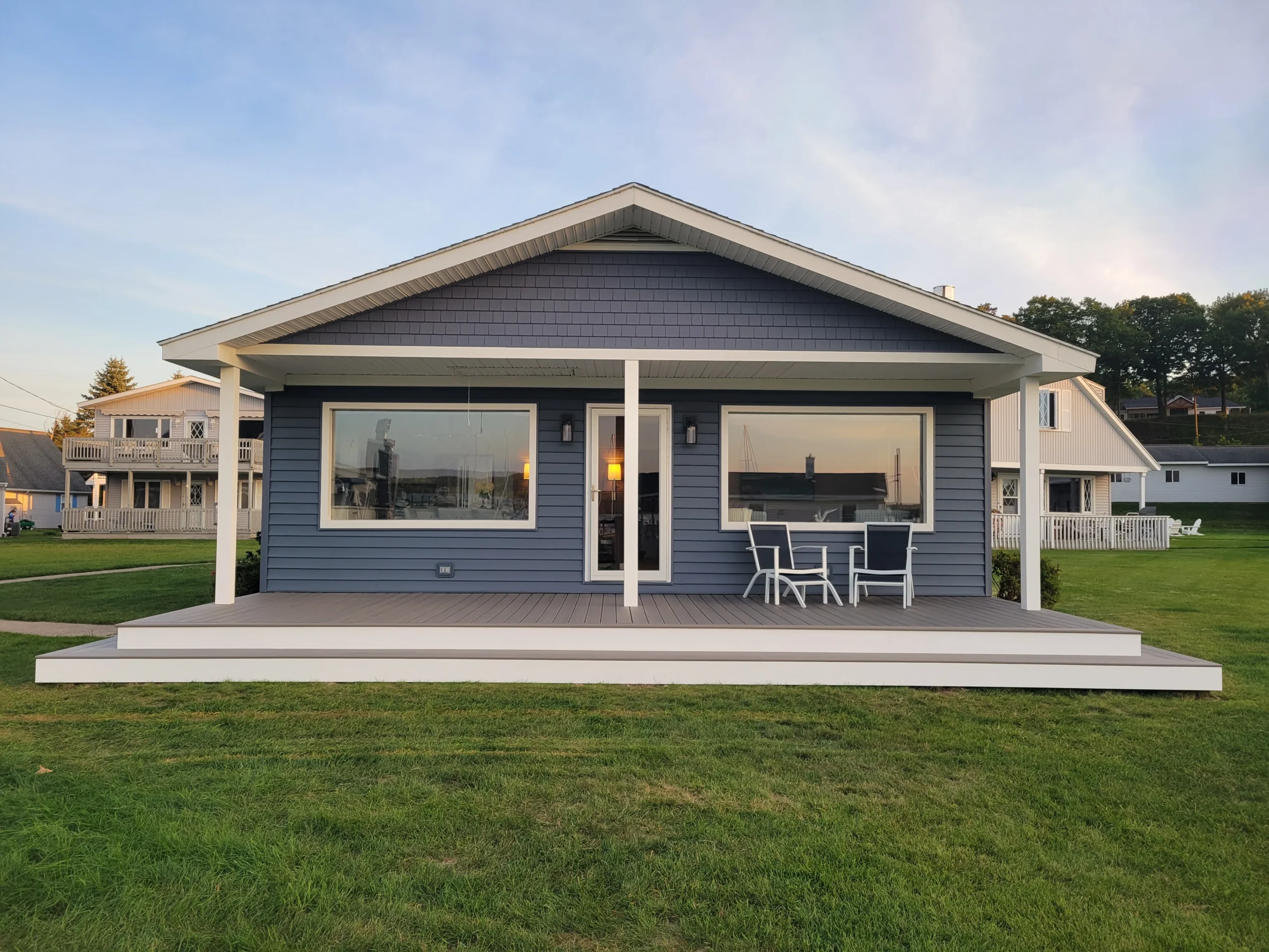 Traverse city deck installation