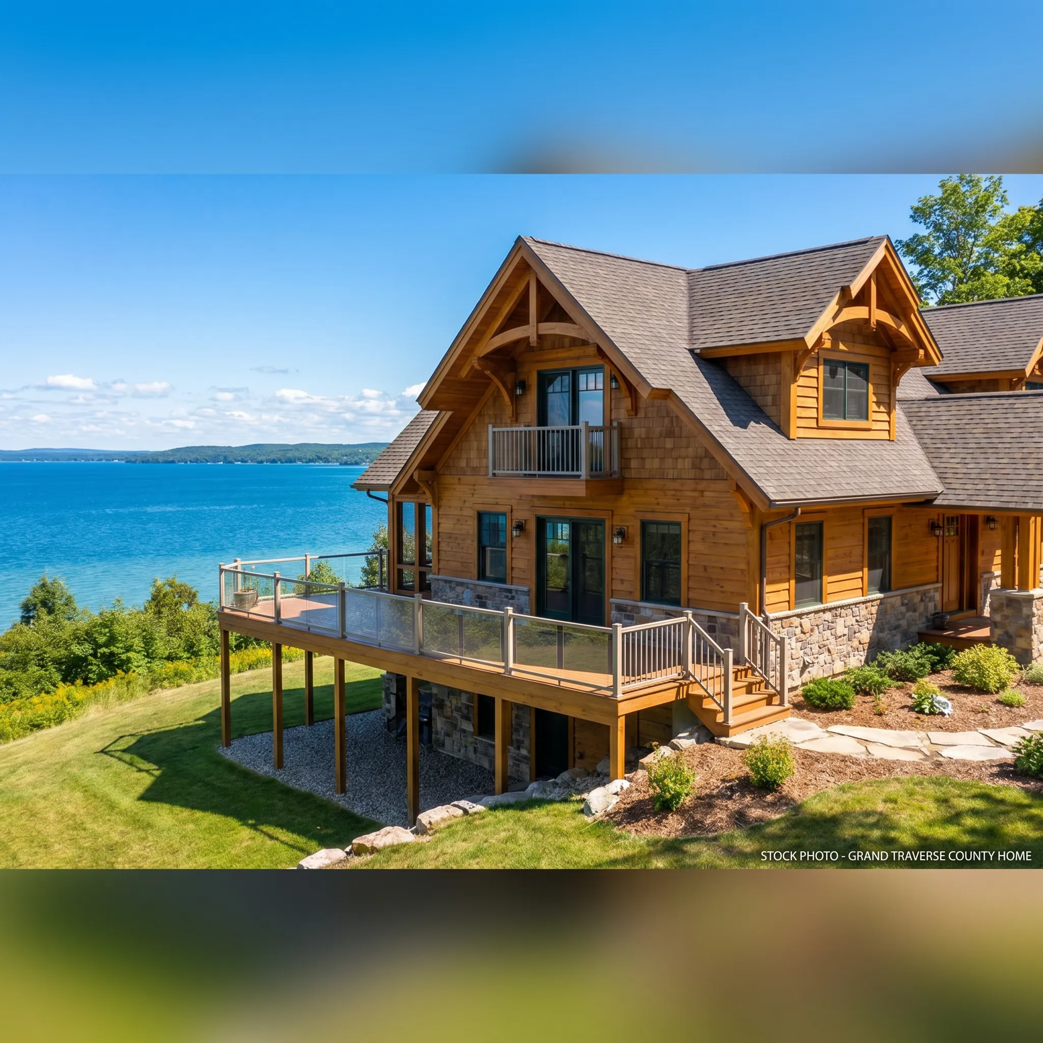 Exterior glass railing installation