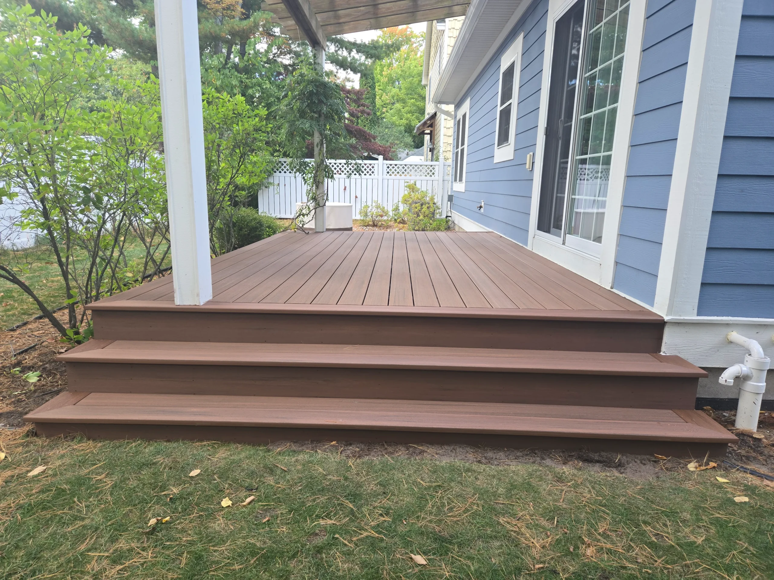 Torch Lake Township deck builder project in MI