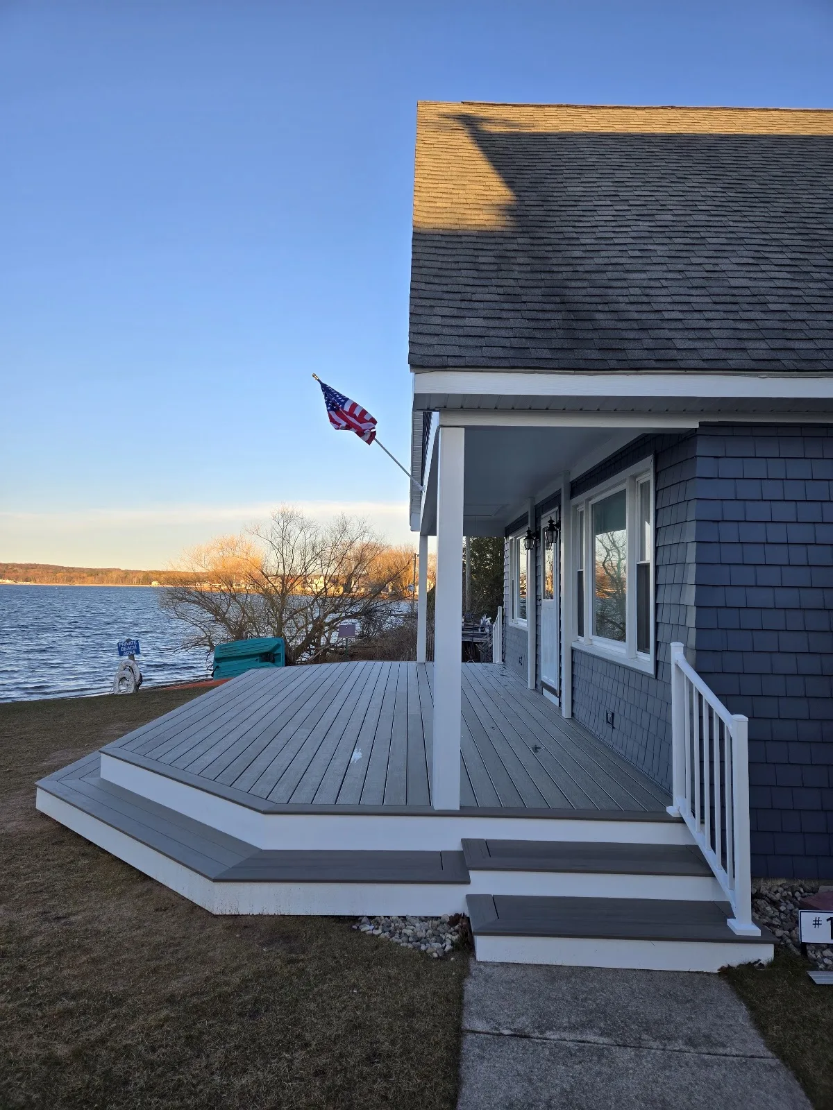 New deck construction by deck builder in Ellsworth Township MI